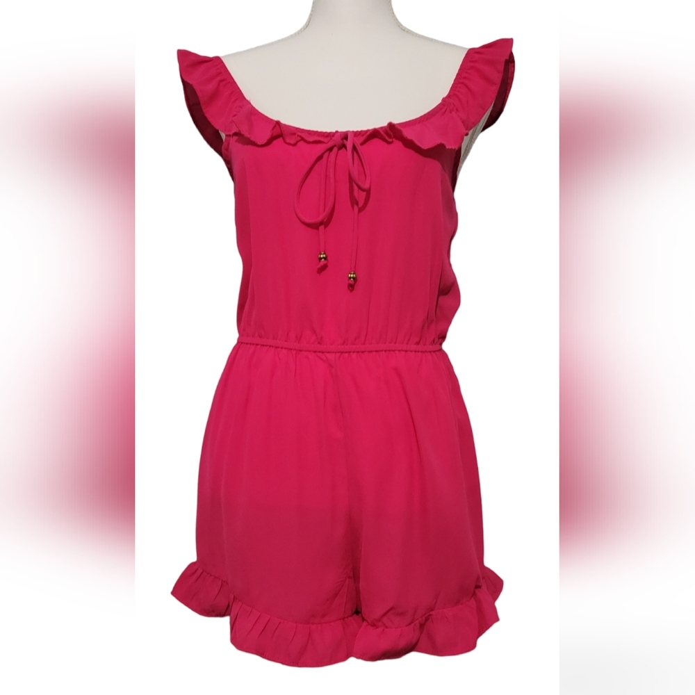 City Triangle Bright Pink Romper *NWT*